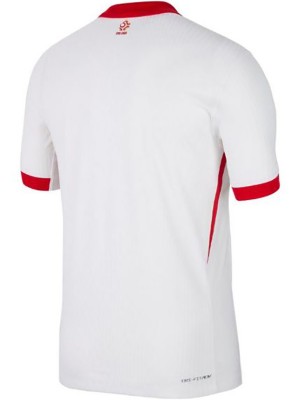 Poland maillot domicile uniforme de football maillot haut de tenue de football premier sport homme coupe Euro 2024